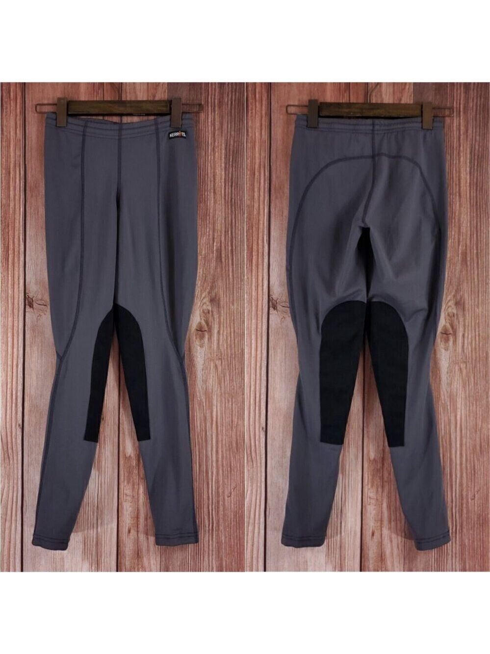 Kerrits Womens Small Flow Rise Performance Equestrian Riding Tight Gray USA Made